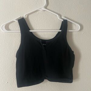 Wild Fable Black Sleeveless Crop Top